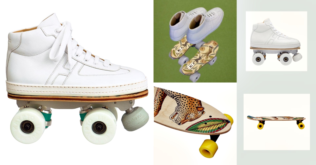 史上最奢华小白鞋？“爱马仕”创意无极限，限量“溜冰鞋”要价超过13万！